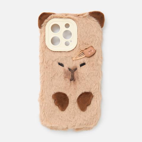 Изображение товара Чехол для iPhone 14 Pro Max Капибара плюшевый