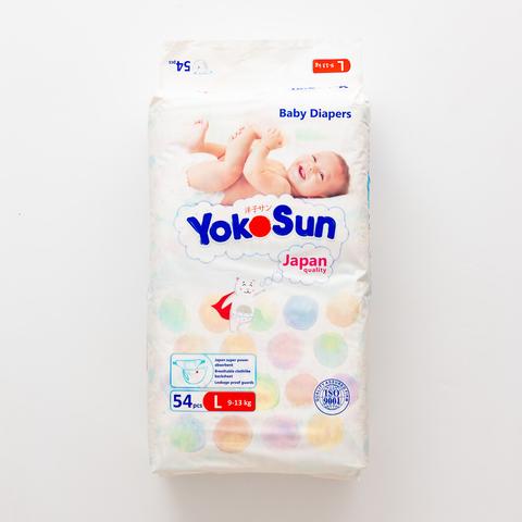 Изображение товара Подгузники YokoSun, L, 9-13 кг, 54 шт.
