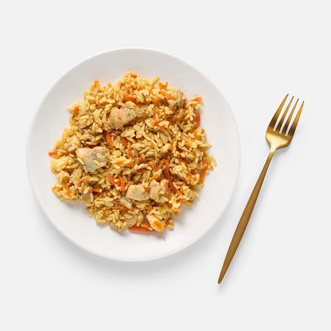 Изображение товара Плов Red Box от Pinskiy & Co с курицей, вес 200 г