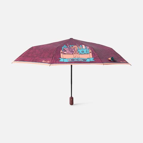 Изображение товара Женский зонт Russian Look, бордовый