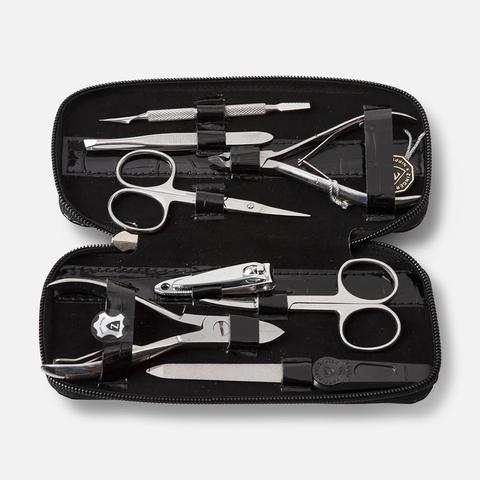 Изображение товара Маникюрный набор Zinger, в футляре, чёрный, 8 предметов