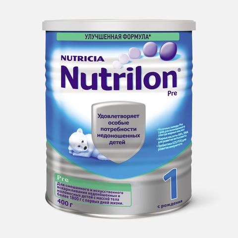 Изображение товара Сухая смесь для Nutrilon 1 Pre, с рождения, 400 г, 0+