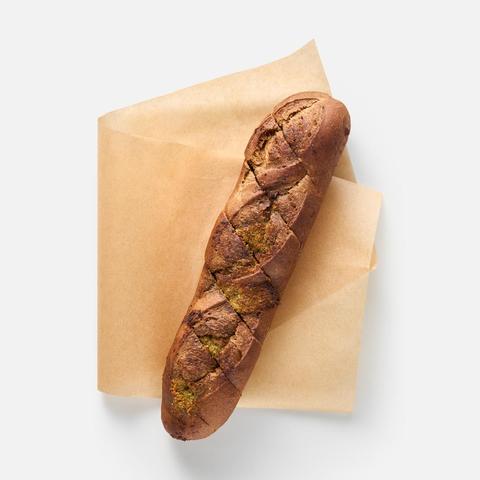 Изображение товара Минибагет, тёмный, с чесночным маслом, 150 г