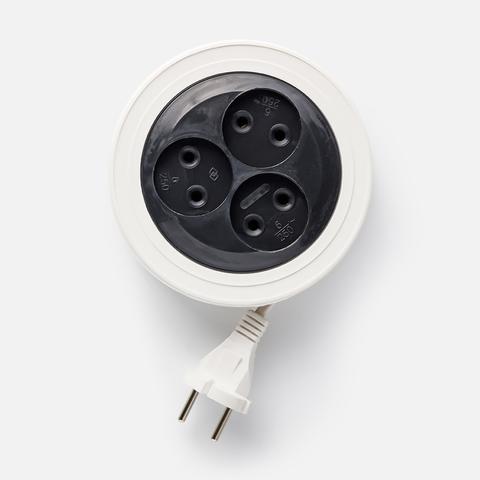 Изображение товара Удлинитель-рулетка Engy, 3 розетки, 5 м