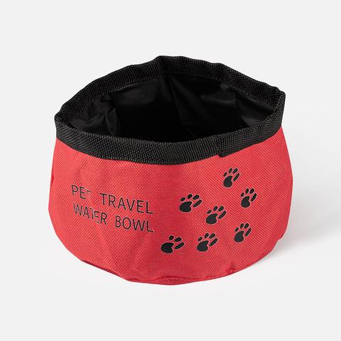 Изображение товара Складная миска-поилка Рыжий кот, для собак, дорожная