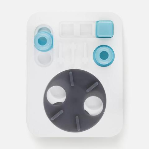 Изображение товара Миска для кошек Не один дома Pet Toy 250 мл белая для медленного кормления