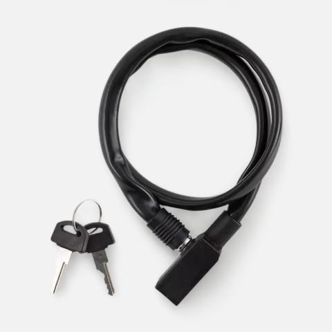 Изображение товара Велосипедный замок Park, чёрный, 10 мм x 60 см