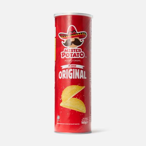 Изображение товара Чипсы Mister Potato 160 г - хрустящая закуска из картофеля с безопасным составом