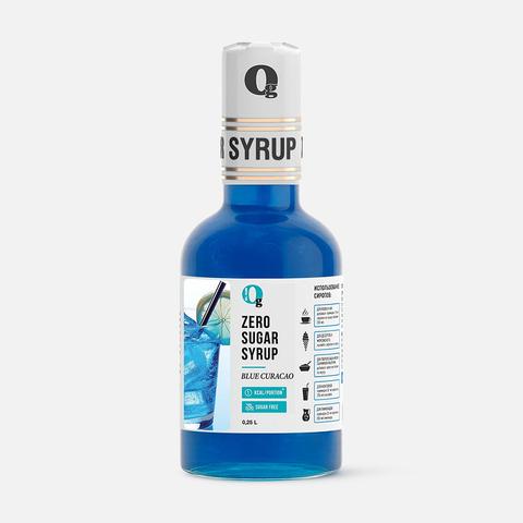 Изображение товара Сироп Ноль грамм, без сахара, для приготовления лимонада, блю кюрасао, 250 мл