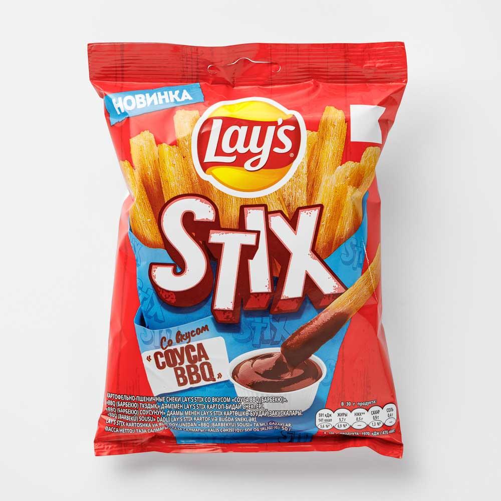 Изображение товара Чипсы Lay's Stix со вкусом BBQ 50 г хрустящая закуска