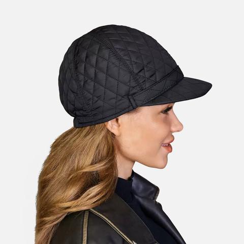 Изображение товара Женская кепка-жокейка Osta, чёрная, 56-58