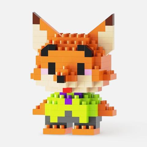 Изображение товара Пластмассовый конструктор Bricks, Лисичка
