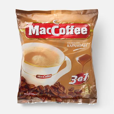 Изображение товара Напиток кофейный MacCoffee 3 в 1 со вкусом карамели, 25x18 г