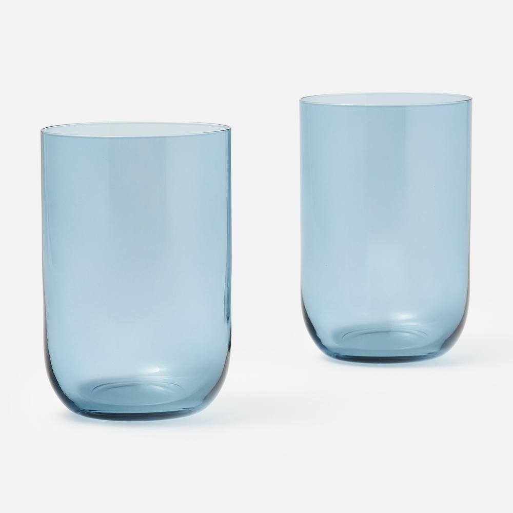 Изображение товара Набор стаканов Villeroy & Boch Ice Long Drink 2 шт 385 мл синие хрустальное стекло
