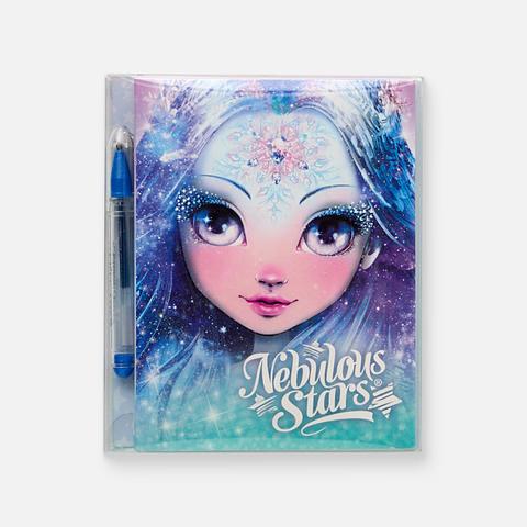 Изображение товара Канцелярский мини-набор Nebulous Stars, с блокнотом, ручкой и стикерами