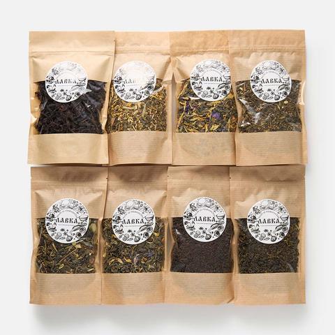 Изображение товара Подарочный набор листового чая Лавка Чай и Пряности Китайский Чай, 8 вкусов, 550 г