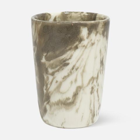 Изображение товара Чашка DVKB, Чистяков латте, марбл, чёрный, 320 мл