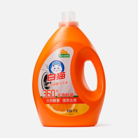 Изображение товара Средство для стирки White Cat, Sunshine, апельсин и грейпфрут, 3 кг