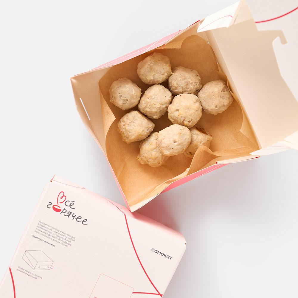 Изображение товара Замороженные фрикадельки из курицы 150 г натуральный продукт