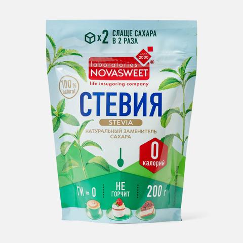 Изображение товара Заменитель сахара Novasweet, стевия, 200 г