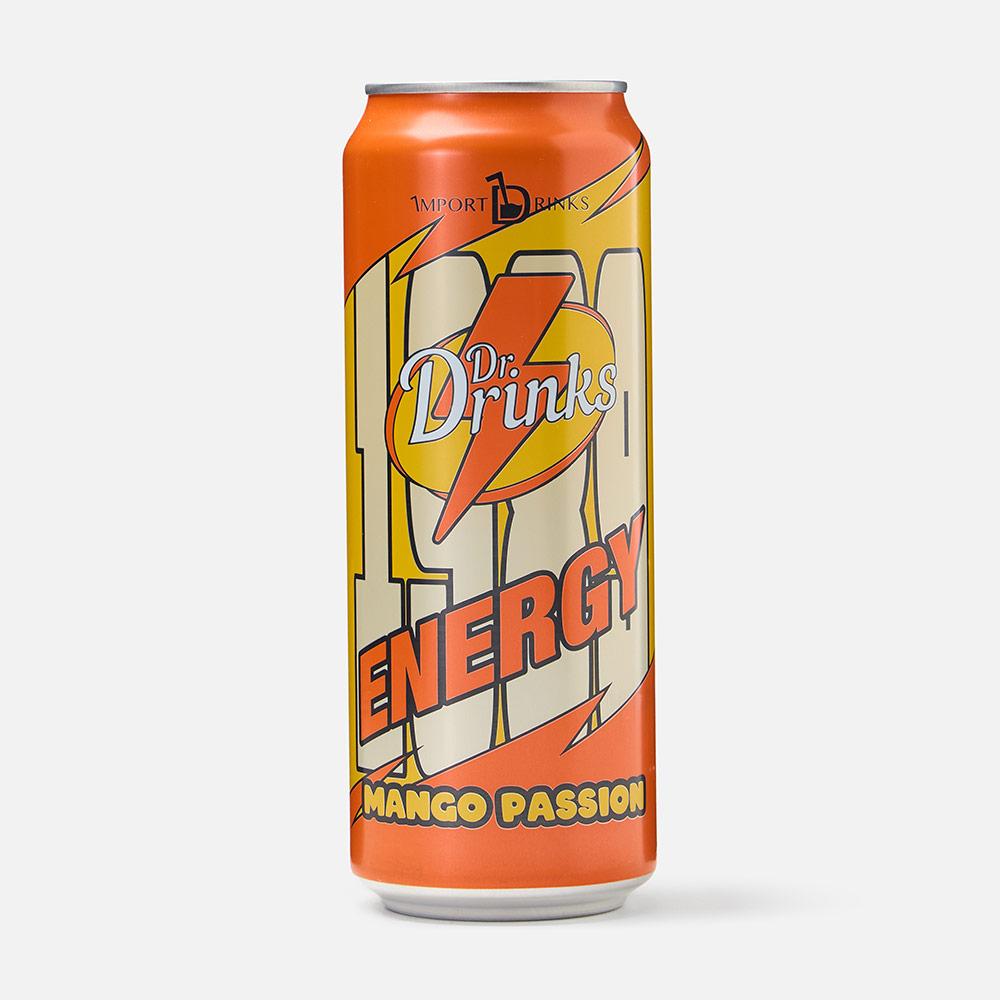 Изображение товара Энергетик Dr. Drinks Energy Манго 0,45л бодрит и тонизирует