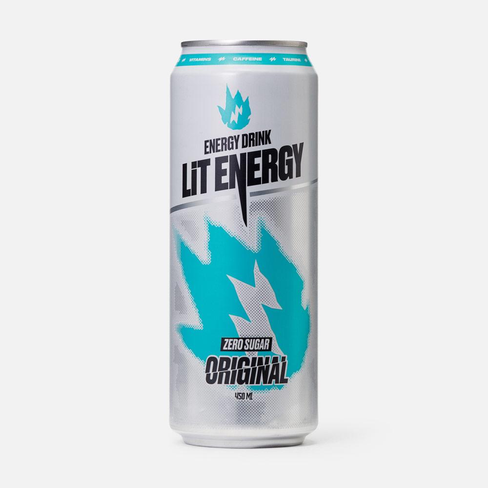 Изображение товара Энергетик Lit Energy Original без сахара 0, 45 л - бодрость и энергия без сахара