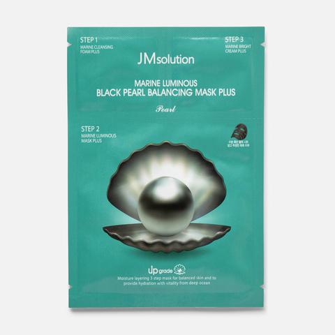 Изображение товара Из Кореи: Маска для лица JMsolution Marine Luminous Black Pearl Balancing, трёхступенчатая, 1 шт.