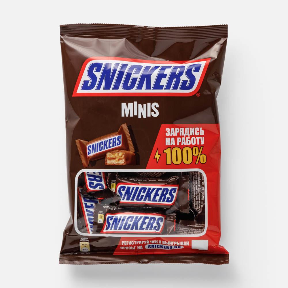 Изображение товара Шоколадные батончики Snickers, Minis, 180 г - вкусный перекус