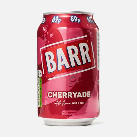 Изображение товара Напиток Barr Cherryade, без сахара, с газом, 0,33 л