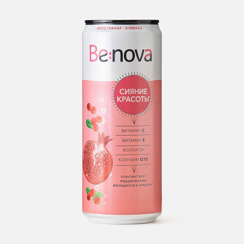 Изображение товара Напиток Be:nova Beauty Glow с гранатом и клюквой 0,33 л