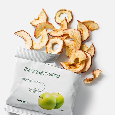 Изображение товара Яблочные слайсы Самокат, 30 г