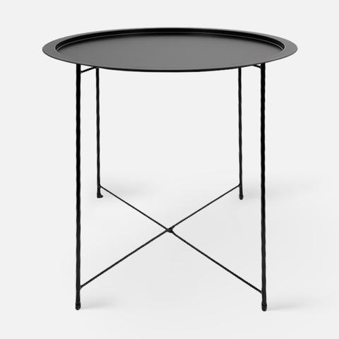 Изображение товара Складной круглый стол Handy Home, чёрный, 47x47x50 см