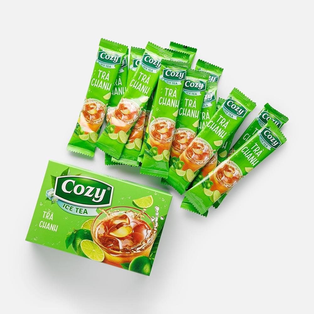Изображение товара Растворимый чайный напиток Cozy с лаймом, 16 стиков