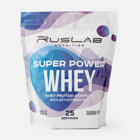 Изображение товара Сывороточный протеин RusLabNutrition Super Power Whey, шоколад, 800 г