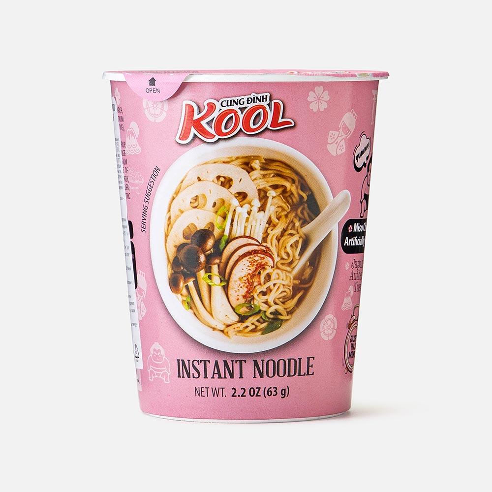 Изображение товара Пшеничная лапша быстрого приготовления Cung Dinh Kool со вкусом куриного мисо 63 г