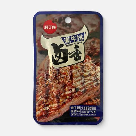 Изображение товара Из Китая: Соевый снек Shuntianyuan Латяо, тушёное мясо, 22 г