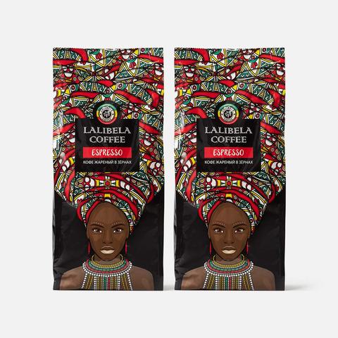 Изображение товара Кофе в зёрнах Lalibela Coffee, Espresso, 2х500 г