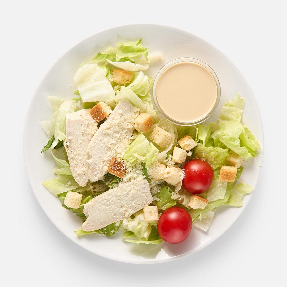 Изображение товара Салат Цезарь Самокат с курицей и романо 180 г - свежий и вкусный конструктор