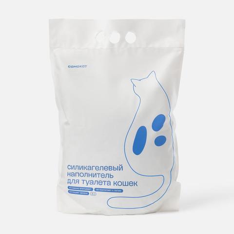 Изображение товара Наполнитель Самокат, для кошачьего туалета, силикагелевый, 4 л, 1,7 кг