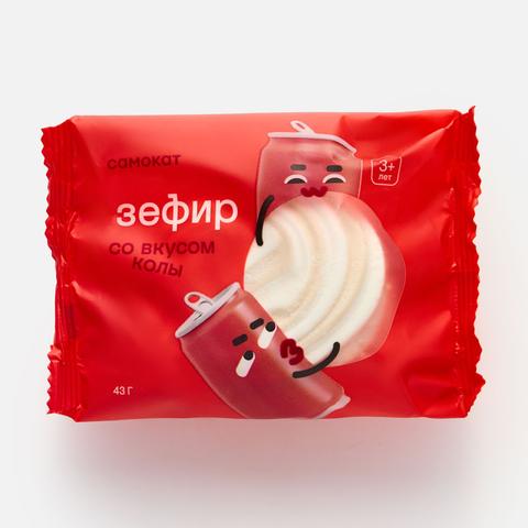 Изображение товара Зефир Самокат, со вкусом колы, с 3 лет, 43 г