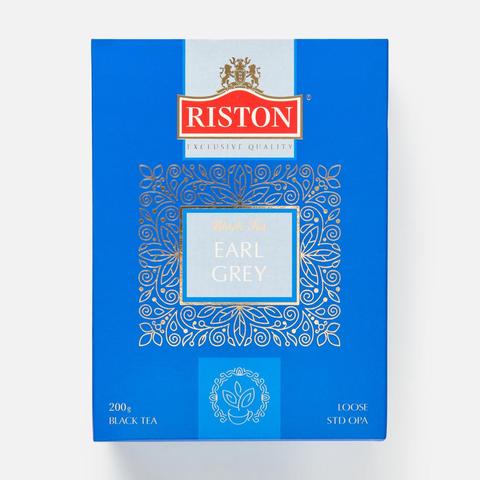 Изображение товара Чай чёрный листовой Riston Эрл Грей, 200 г, 1 шт.