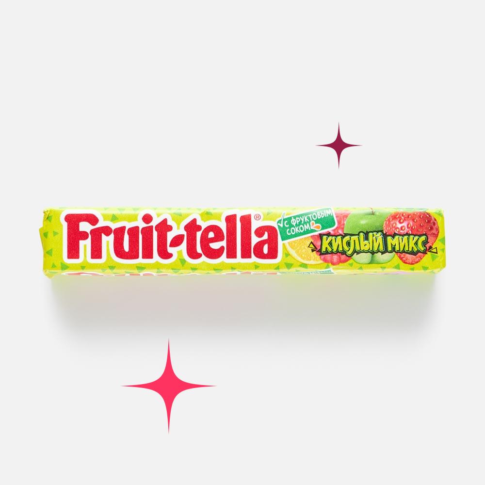 Изображение товара Жевательные конфеты Fruittella Кислый микс 2 в 1 41 г