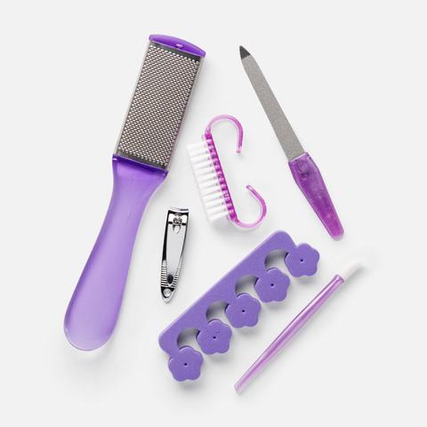 Изображение товара Набор для педикюра 6 предметов для домашнего ухода с нержавеющей сталью