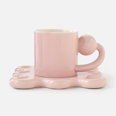 Изображение товара Чайная пара modi, розовая, 250 мл