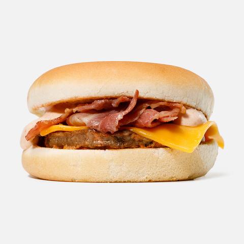 Изображение товара Бургер Самокат, с беконом, сыром чеддер и красным перцем, 145 г