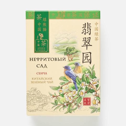 Изображение товара Чай зелёный Green Panda нефритовый сад сенча 100 г