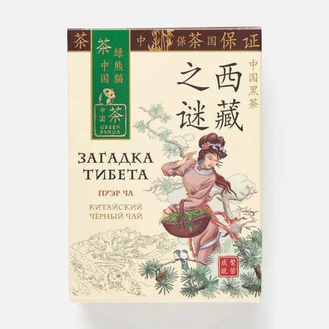 Изображение товара Чай чёрный Green Panda загадка Тибета пуэр ча 100 г