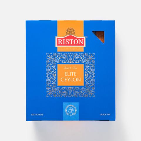 Изображение товара Чёрный чай Riston Elite Ceylon, в пакетиках, 100x2 г