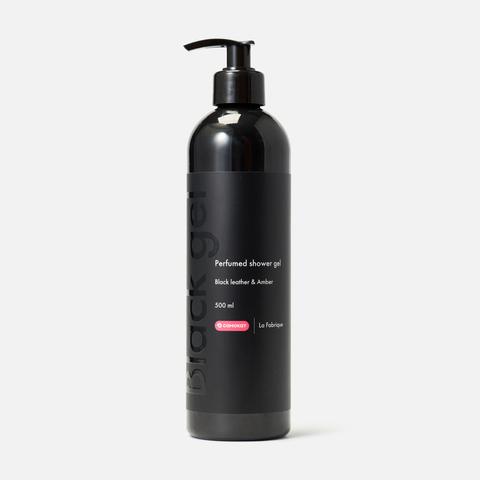 Изображение товара Гель для душа La Fabrique, парфюмированный, чёрная кожа и амбра, 500 мл