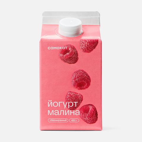 Изображение товара Йогурт Самокат питьевой, обезжиренный, малина, 450 мл